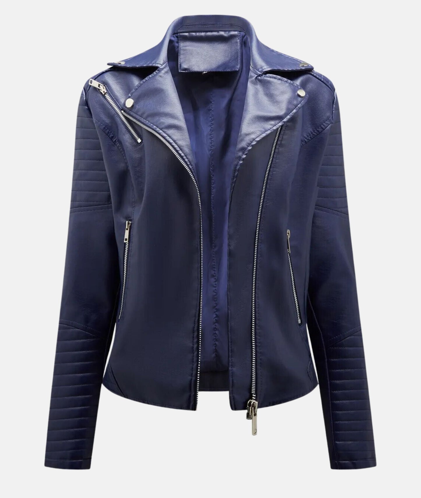 Berg-Feldt | Veste Biker Femme en Similicuir