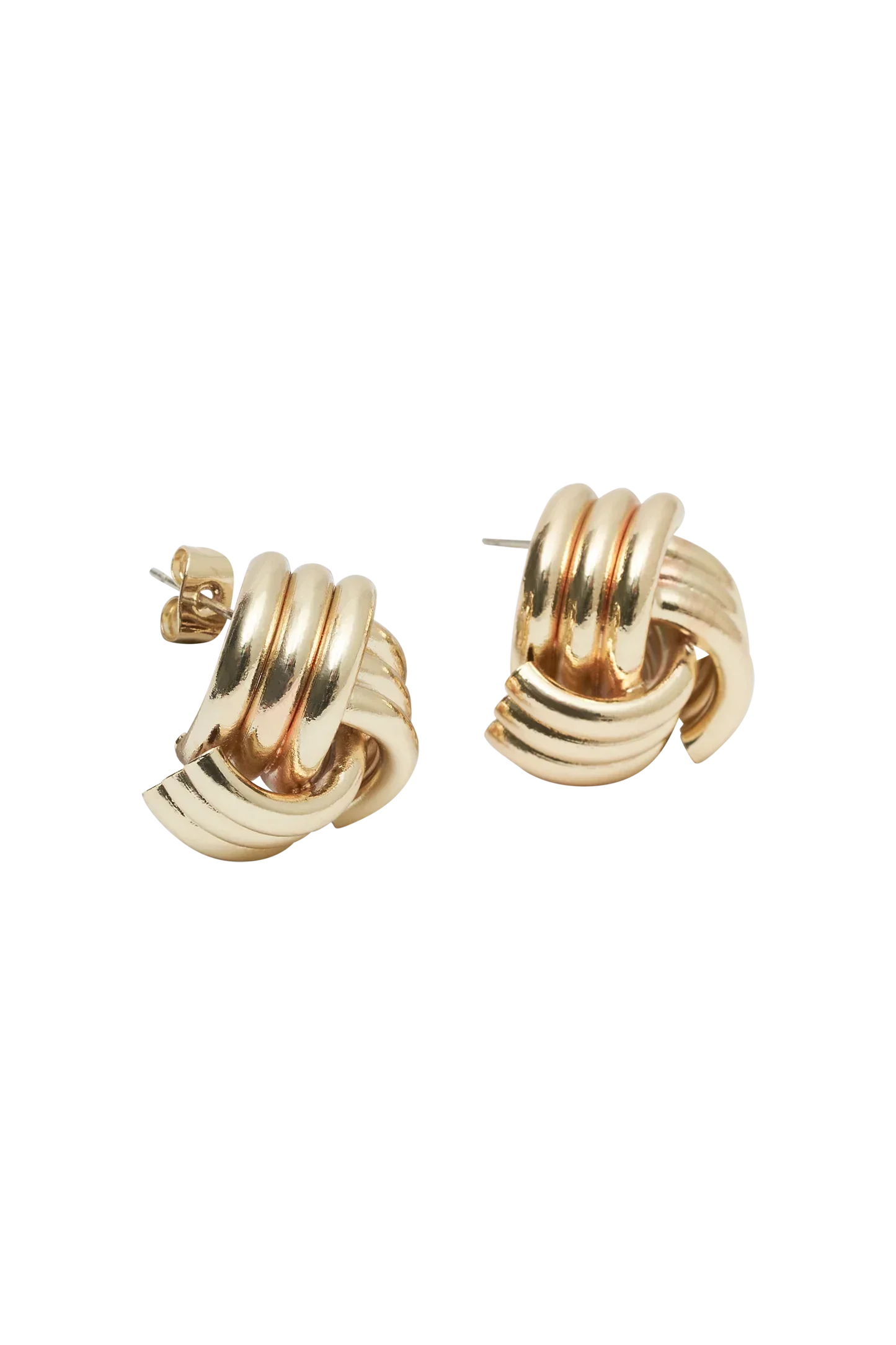 Berg-Feldt Knotted Gold Earrings
 - berg-feldt