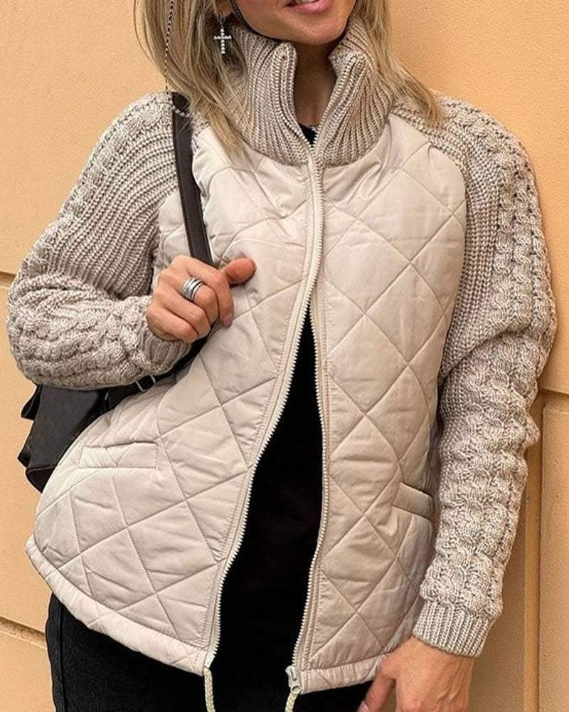 Berg-Feldt | Freizeit Strickjacke mit Reißverschluss