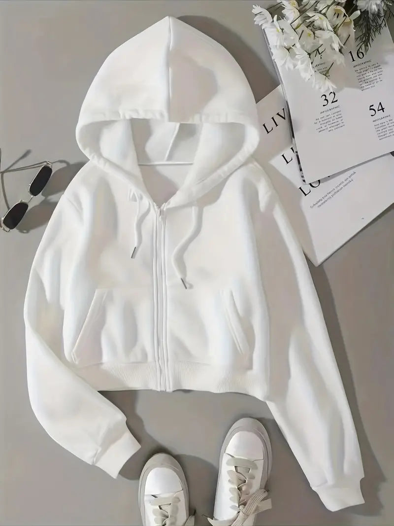 Brylen hoodie avec fermeture éclair montante