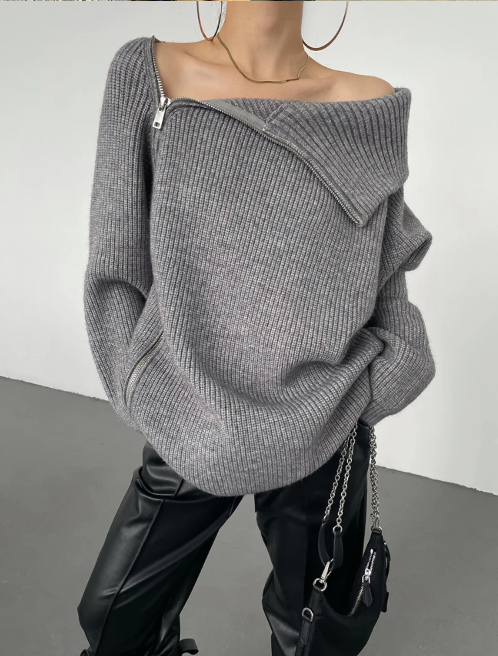 Berg-Feldt | Pullover mit Stehkragen