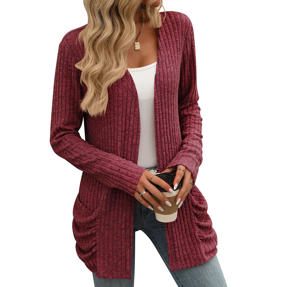 Chemisier femme grande taille Berwine, col en V, printemps/automne