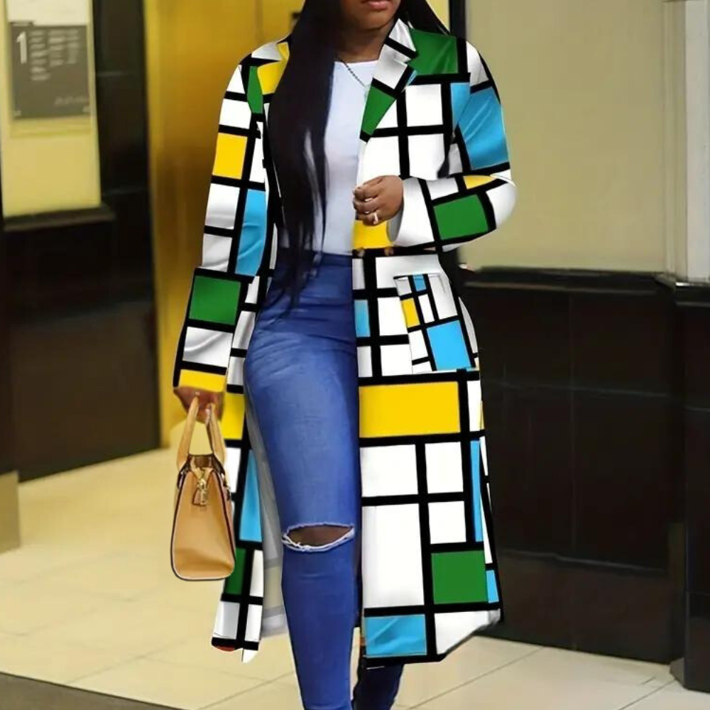 Berg-Feldt | Manteau d'automne coloré pour femmes