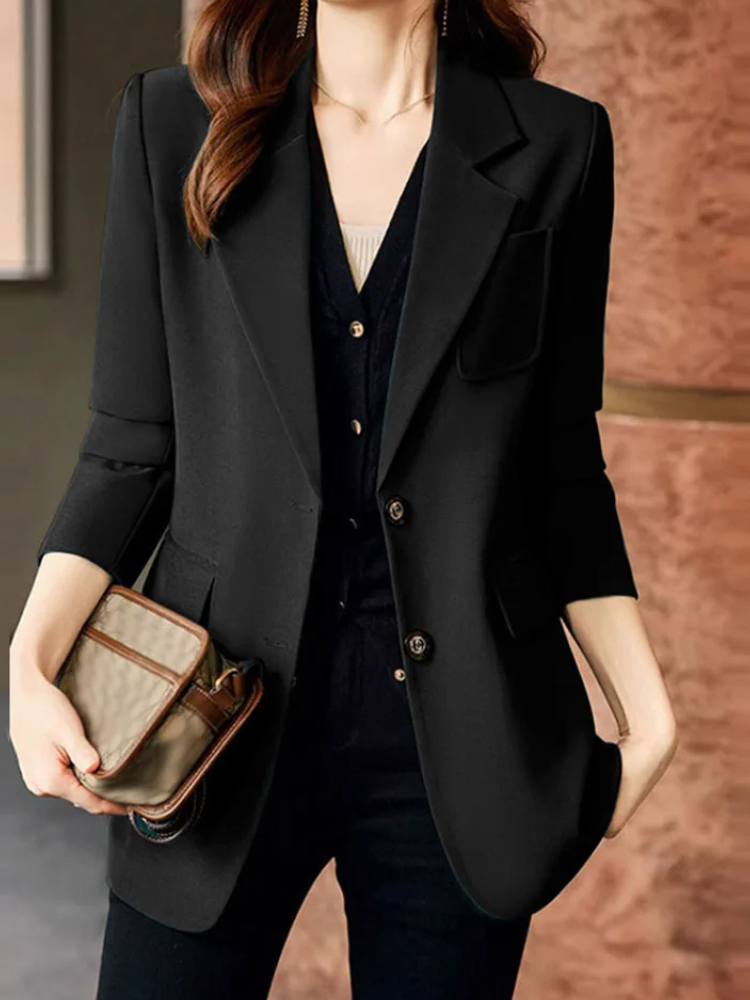Blazer Avelena pour femme : Cintré, à boutons