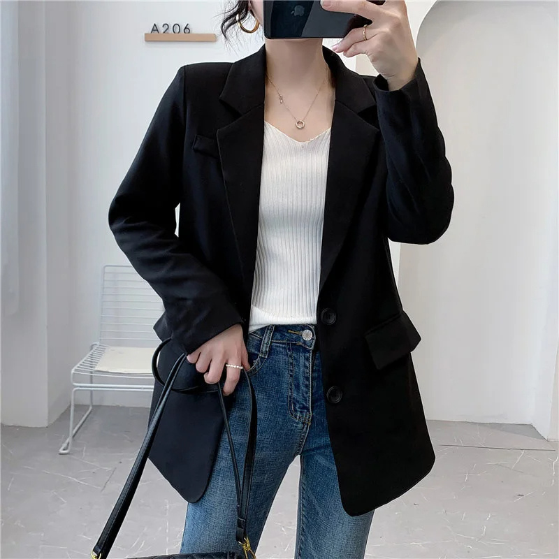 Blazer Avelena pour femme : Long et décontracté