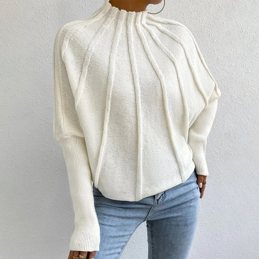 Berg-Feldt | Kaschmir-Strickpullover mit Fledermausärmeln