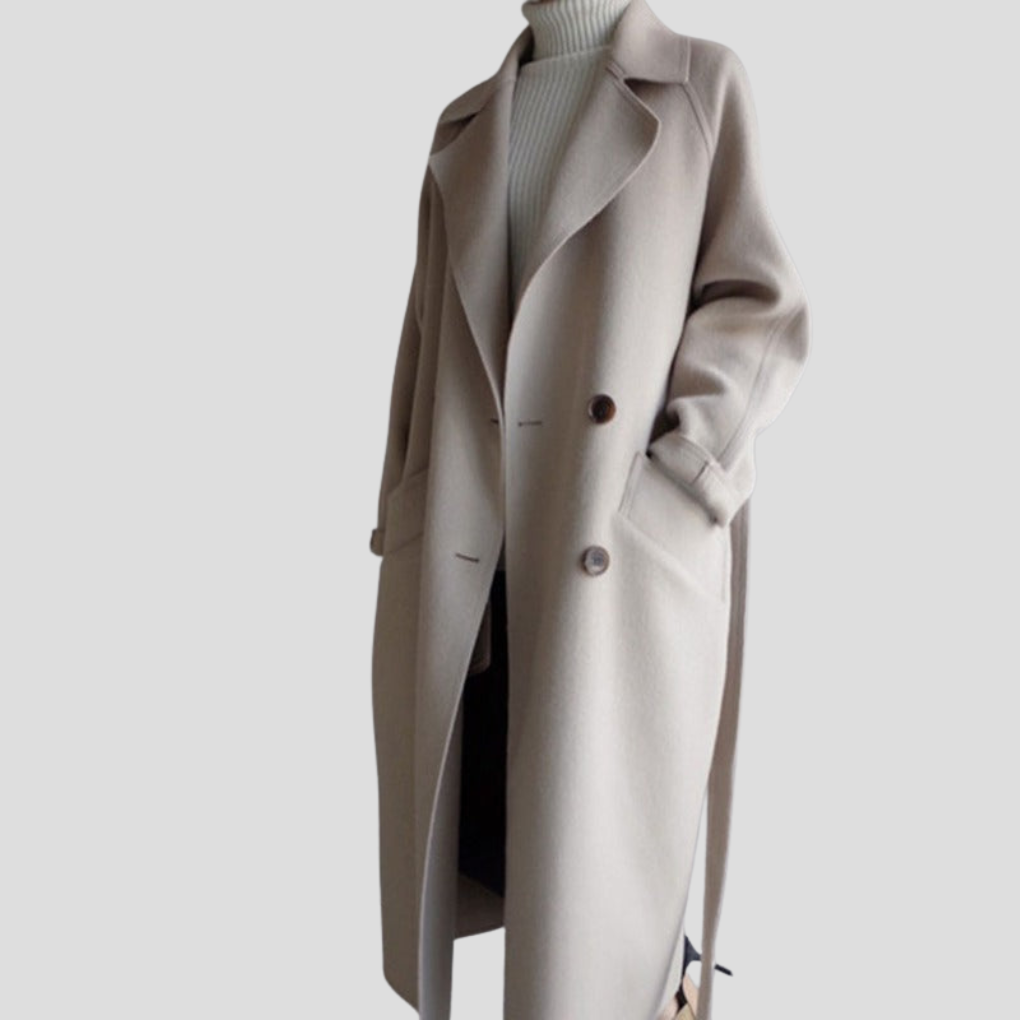 Berg-Feldt | Long wool coat – Elegant layer for cold days