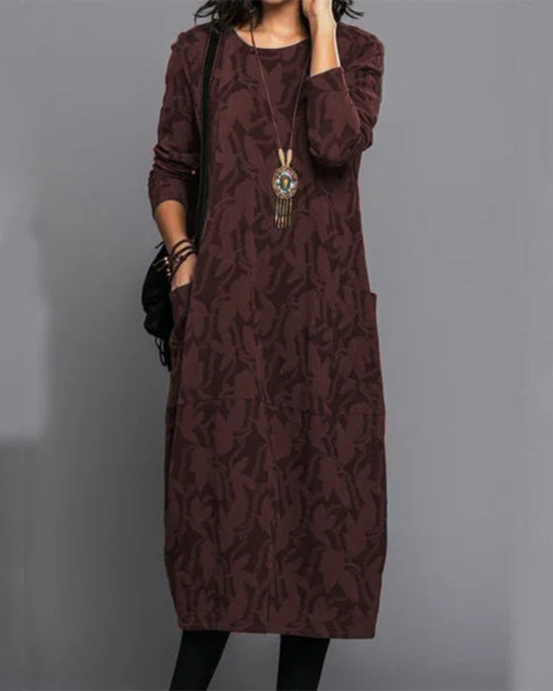 Robe longue à imprimé et poches Kirsten®