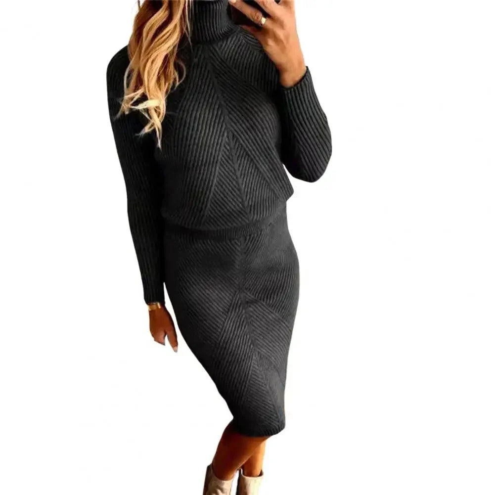 Lilli : Ensemble moderne pull et jupe pour femme