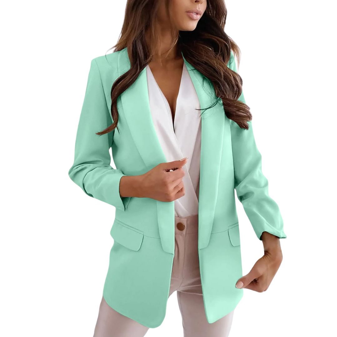 Avelena Women's Blazer: Blazer long et élégant
