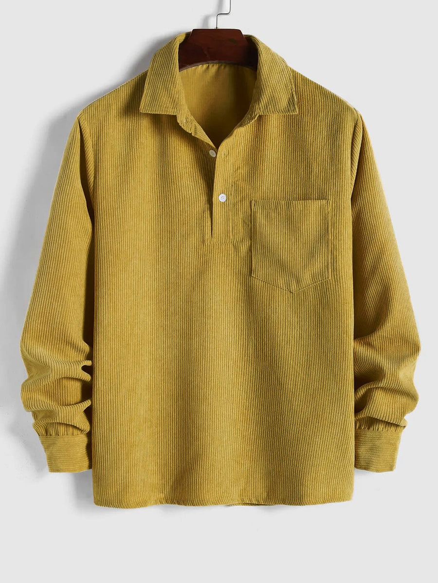 RAYMOND Chemise à demi-patte de boutonnage