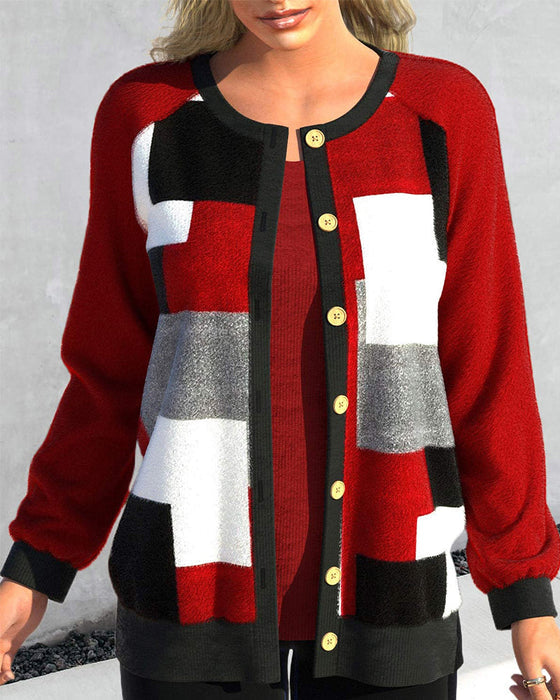 Berg-Feldt | Jacke Mit Block Muster Design