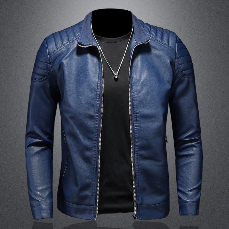 Berg-Feldt | Stylische, Slim Fit Lederjacke für Männer