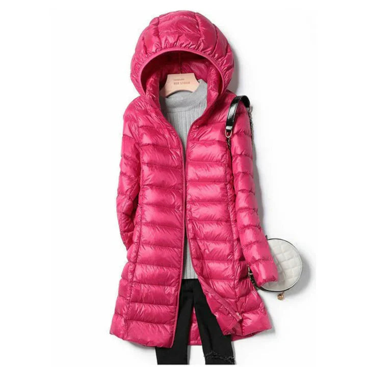 Berg-Feldt | Lange Winterjacke für Frauen mit Kapuze