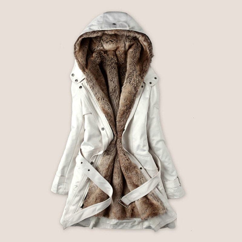 Berg-Feldt | Kunstfell Gefütterter Parka - Kapuzen-Parka Bis Zur Mitte Des Oberschenkels