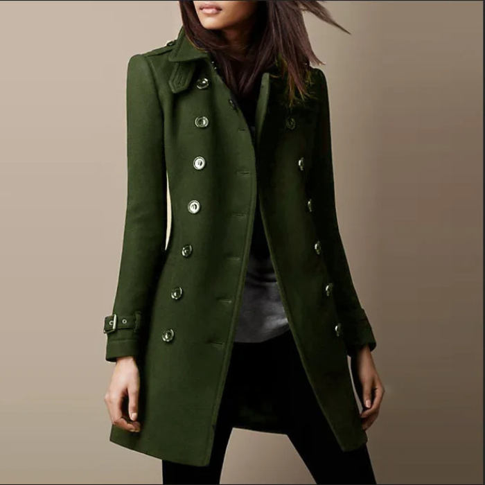 Berg-Feldt | Doppelreihiger Damen-Trenchcoat