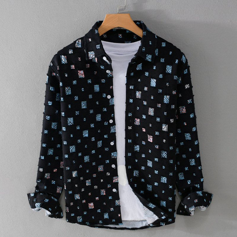 Chemise en jean de coton pour homme - Tedor