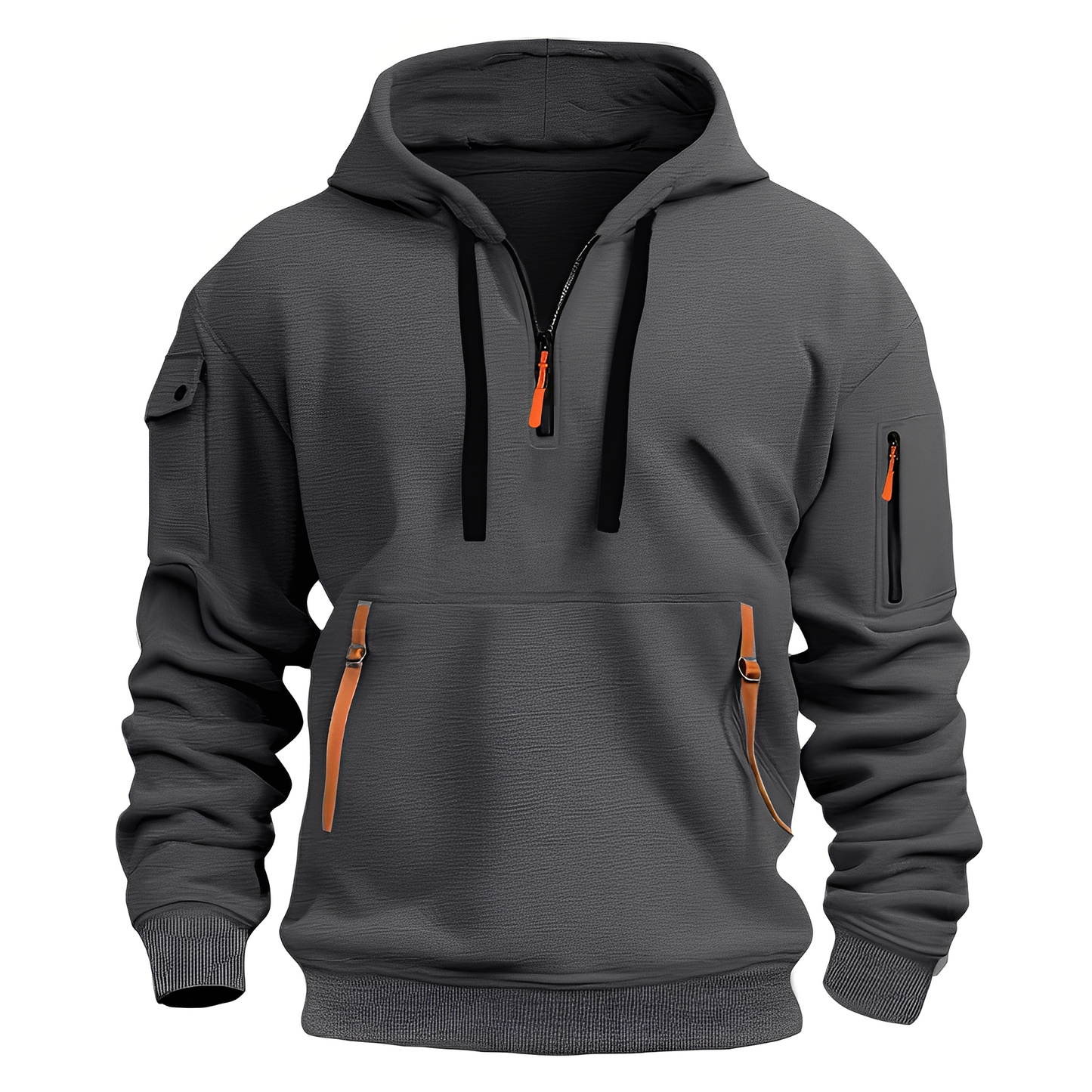 Berg-Feldt | Locker Hoodie mit Halbzip für Männer