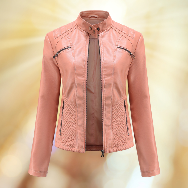 Berg-Feldt | Veste de transition confortable en cuir pour femmes