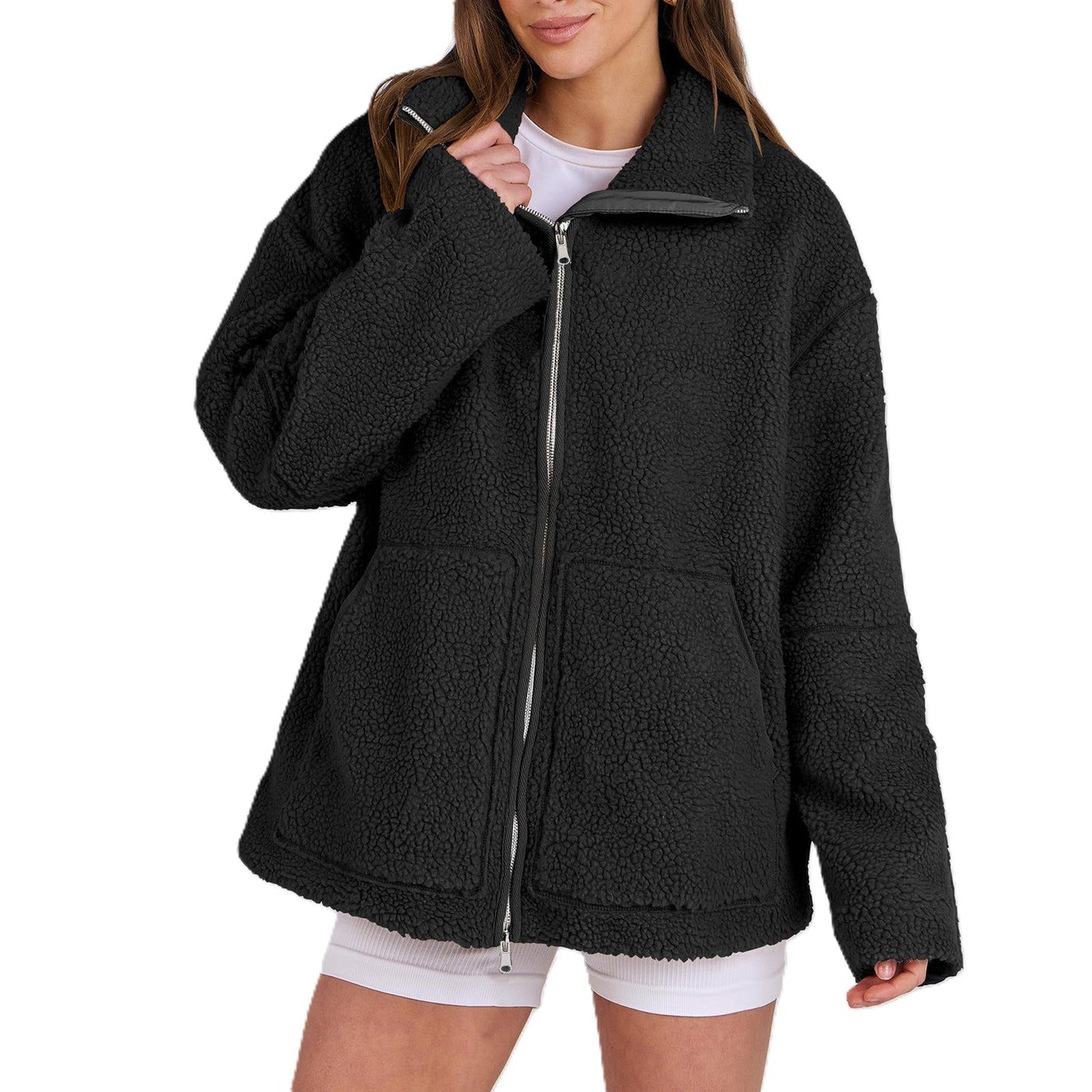 Berg-Feldt | Gemütliche Teddyjacke aus Wolle für Frauen