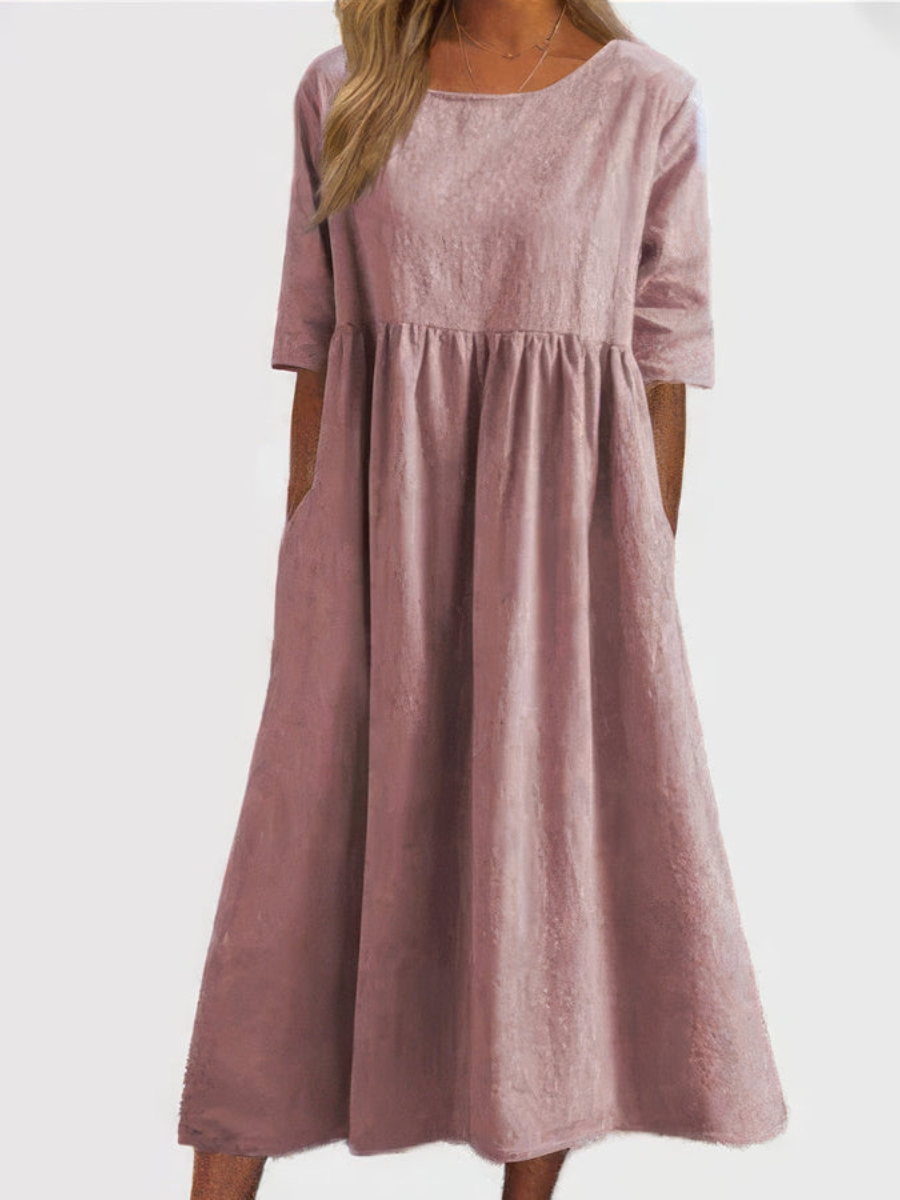 AMIRA – Kleid mit Taschen und Reißverschluss
