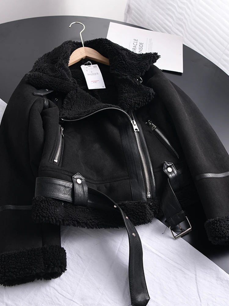Berg-Feldt | Blouson d'hiver en daim - Chaud & élégant