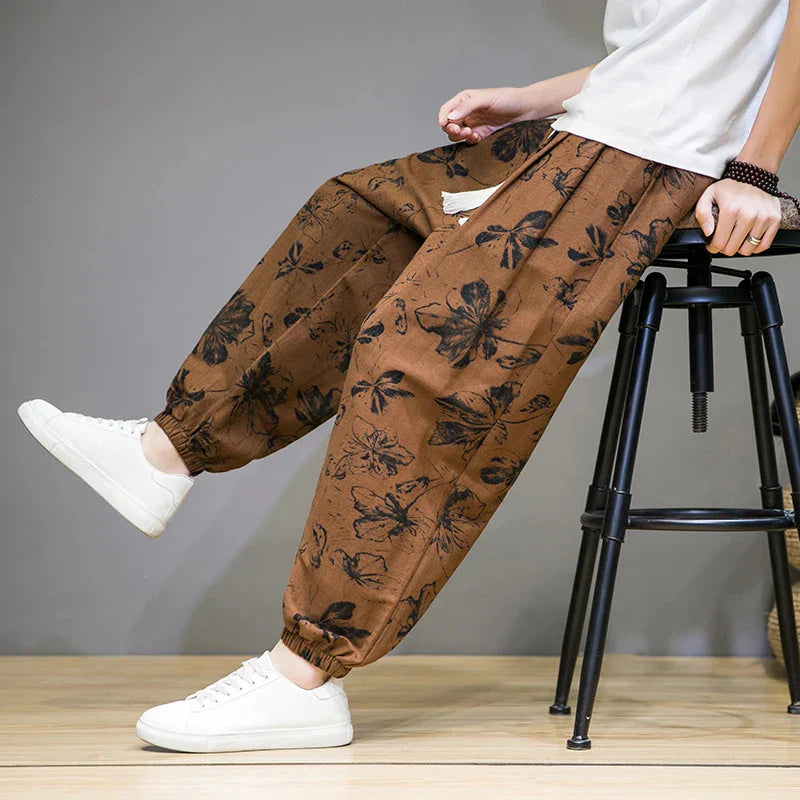 Pantalon large à motifs par KLEIN