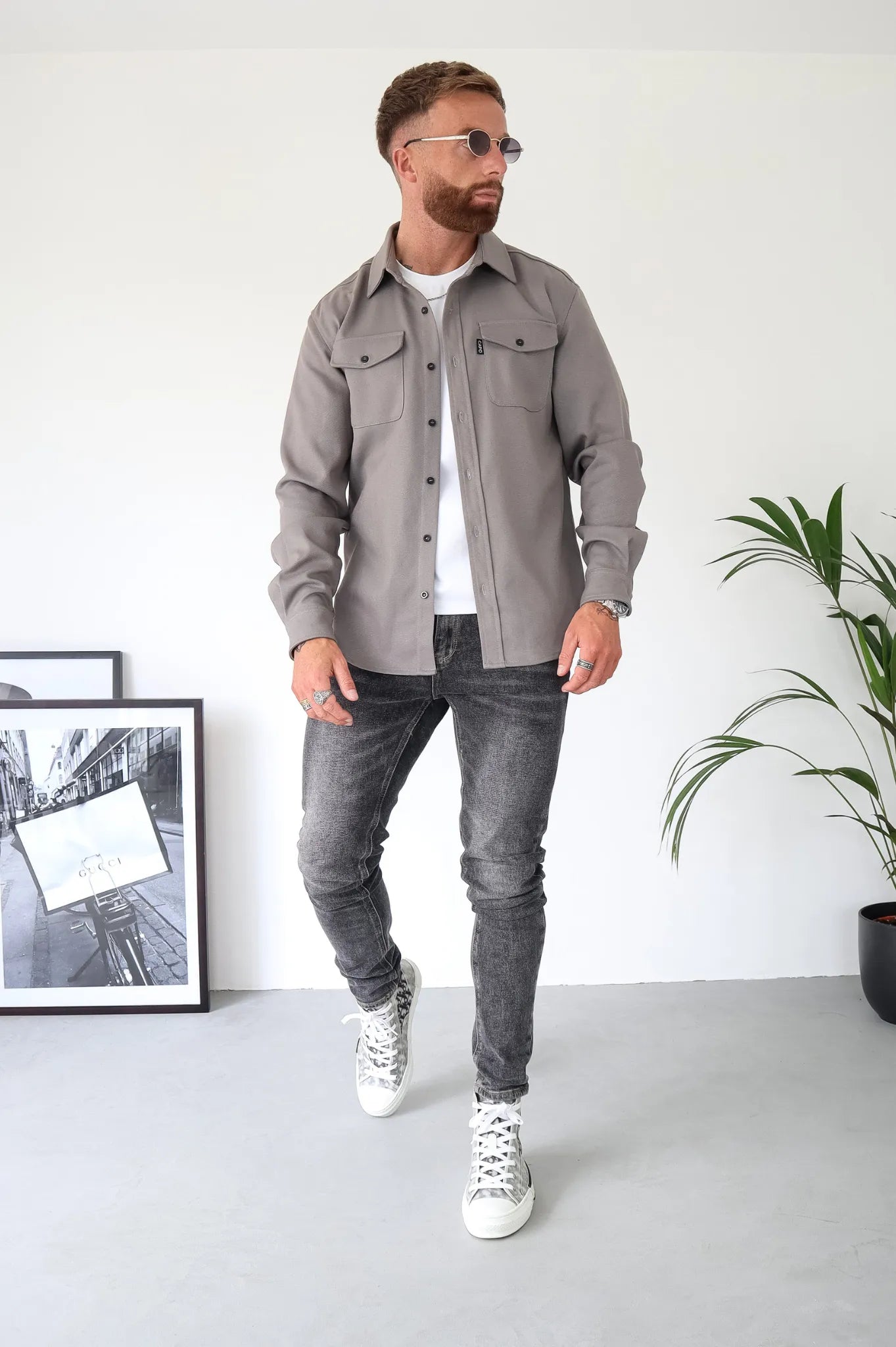 Berg-Feldt | Veste chemise boutonnée