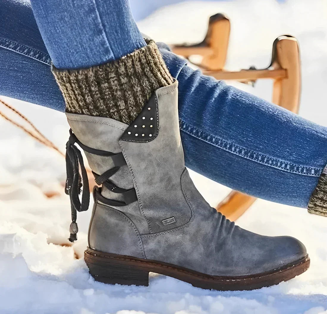 Berg-Feldt | Große Größe Kurze Stiefel Winterkollektion