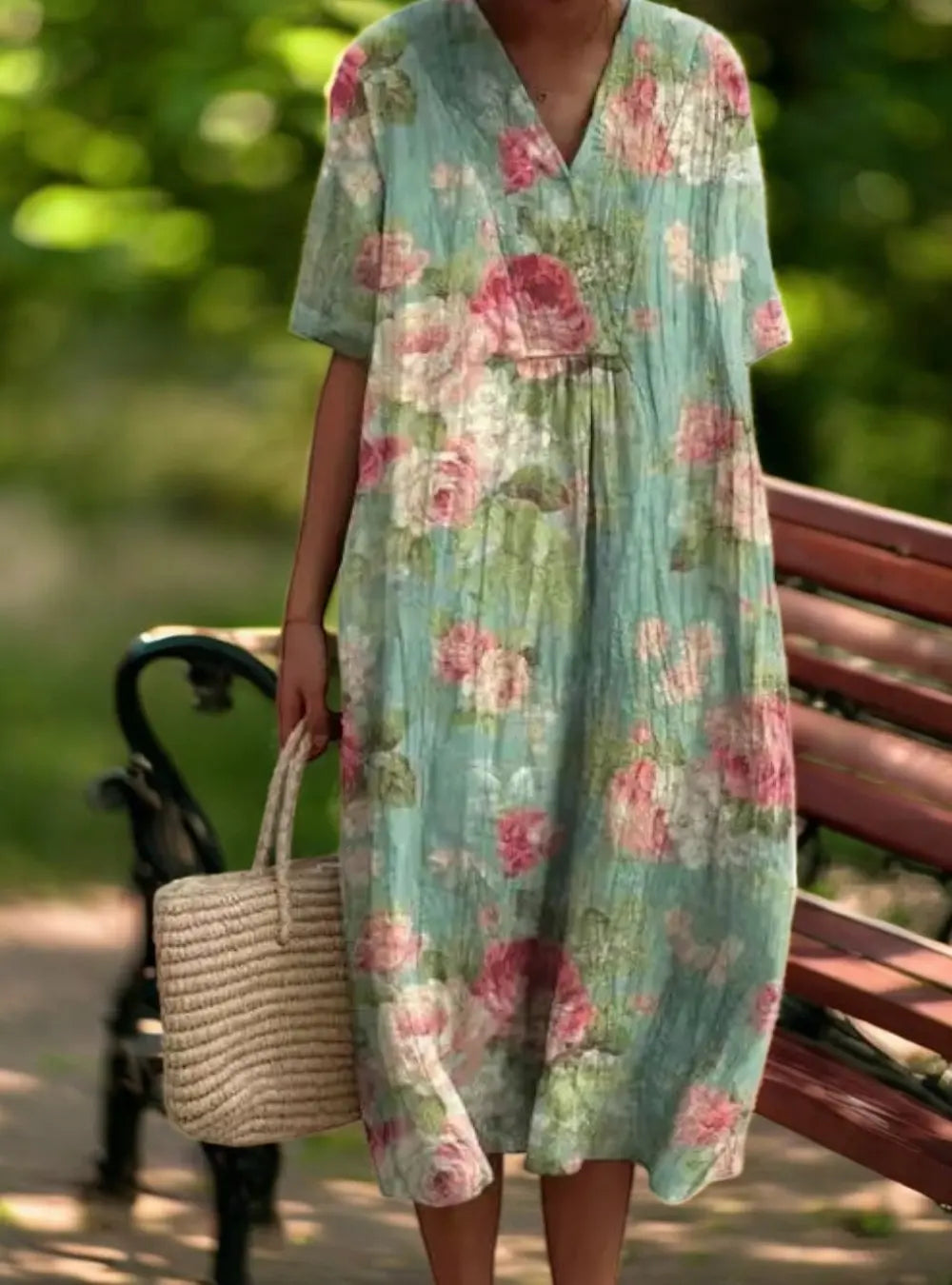 Robe longue Berg-Feldt : L'été en fleurs