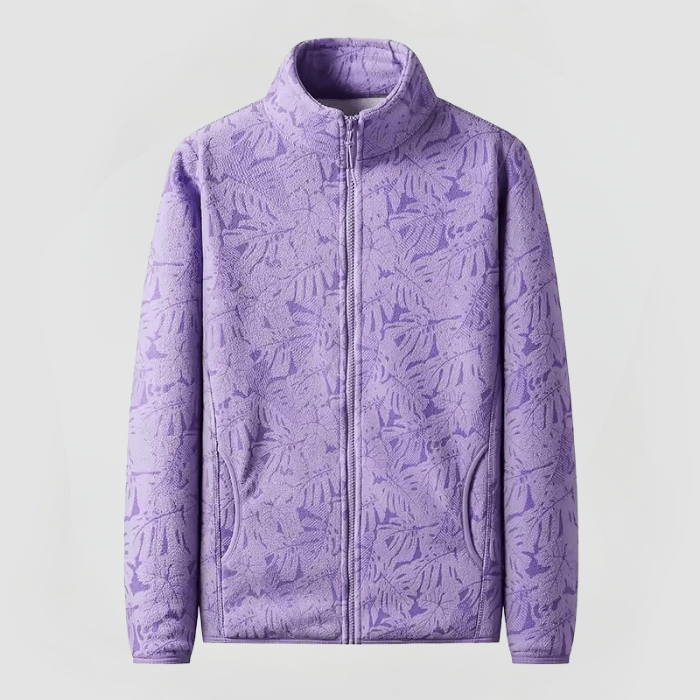 AYLA: Blouson polaire à motif floral