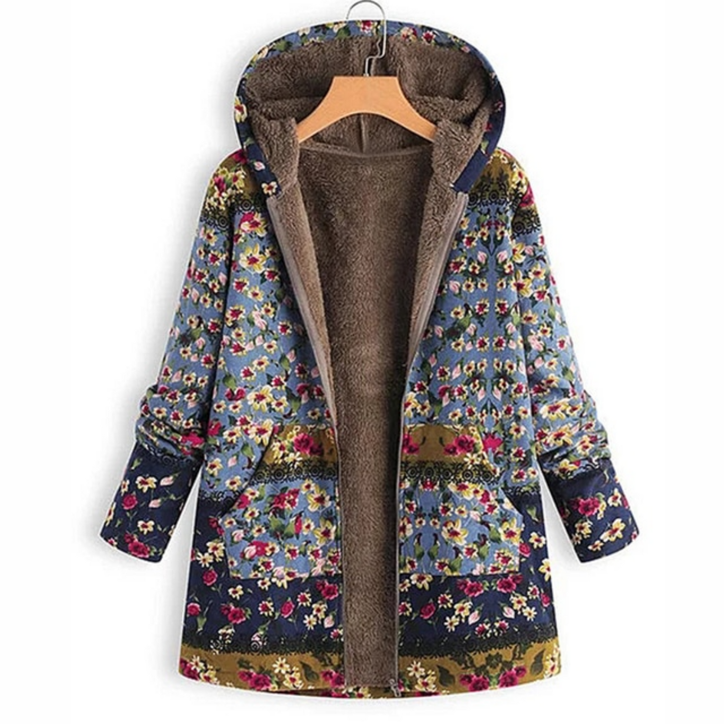 Berg-Feldt | Veste chaude pour femme avec motif floral