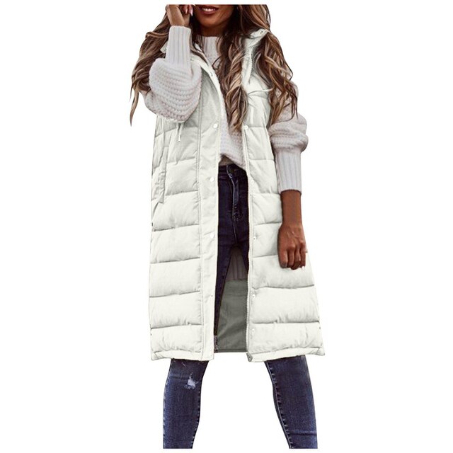 Berg-Feldt | Manteau d'Hiver Long sans Manches pour Femme