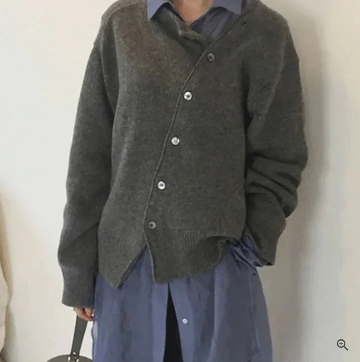 Cardigan douillet en cachemire Fia avec boutons fantaisie