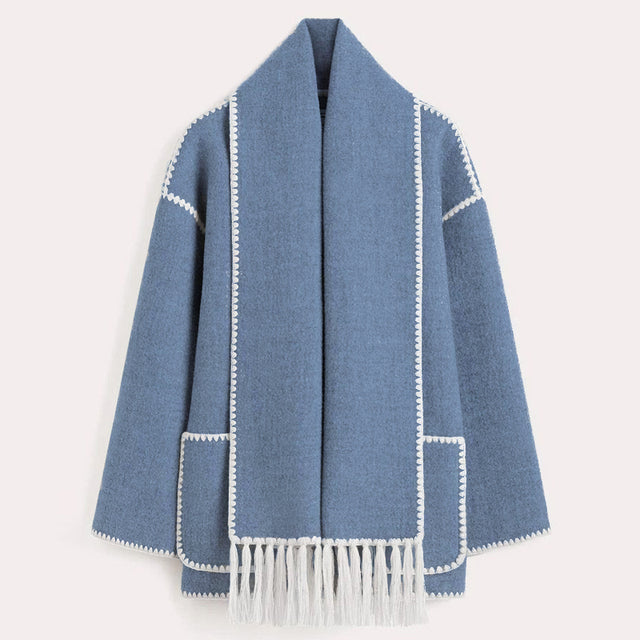 Berg-Feldt | Manteau d'hiver pour femme avec écharpe