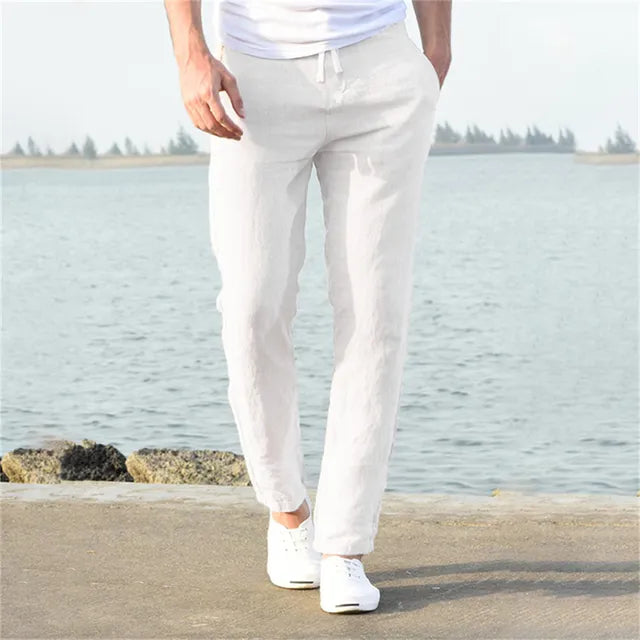 Pantalon respirant en lin pour homme Yorick