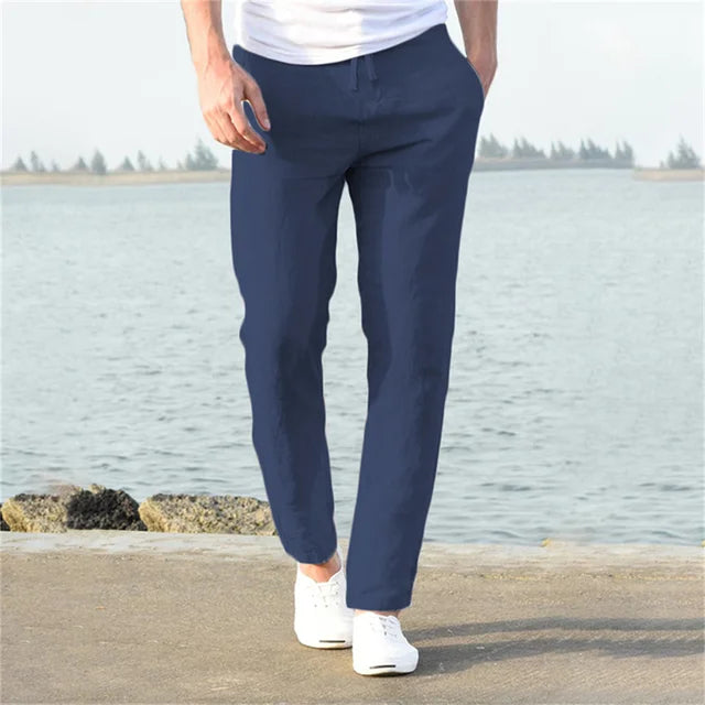 Pantalon respirant en lin pour homme Yorick
