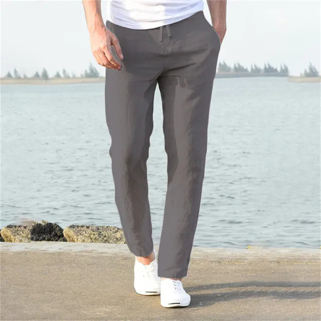 Pantalon respirant en lin pour homme Yorick