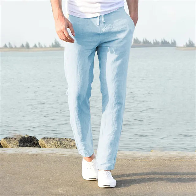 Pantalon respirant en lin pour homme Yorick