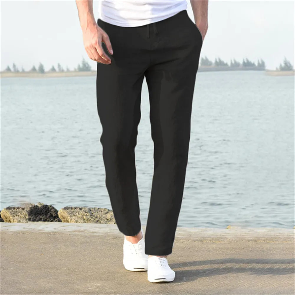 Pantalon respirant en lin pour homme Yorick