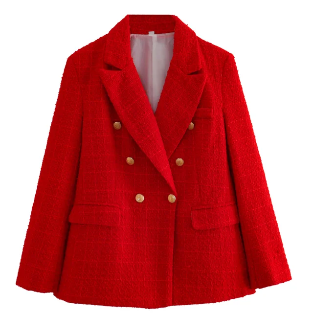 Blazer à double boutonnage et manches longues Avelena pour femme