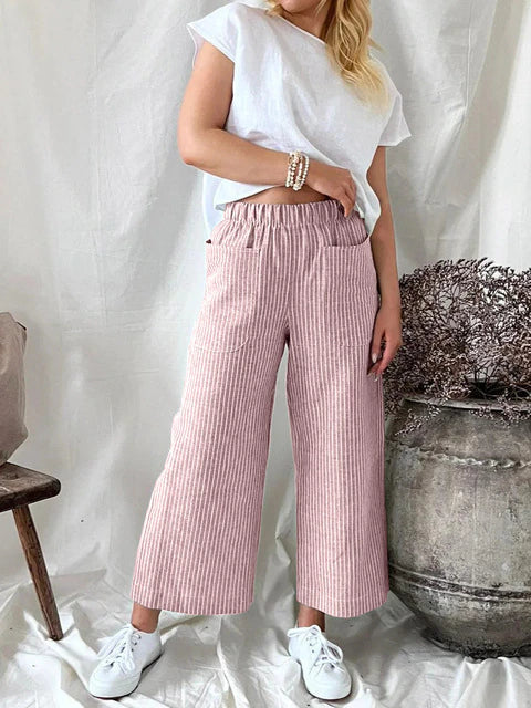 Pantalon REMI : pantalon élastique à la taille