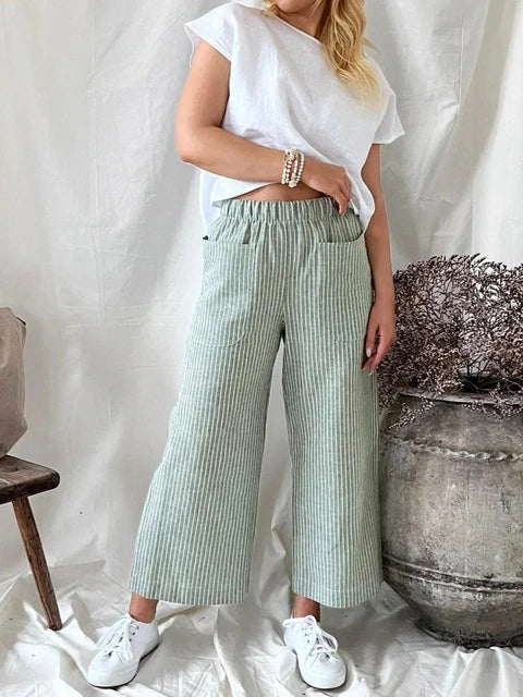 Pantalon REMI : pantalon élastique à la taille