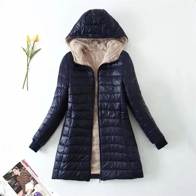 Veste en coton à capuche Ayva