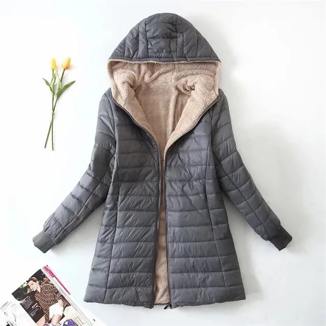 Veste en coton à capuche Ayva