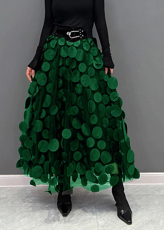 Berg-Feldt | Schicker Rock aus Polka Dot und Tüll Patchwork
