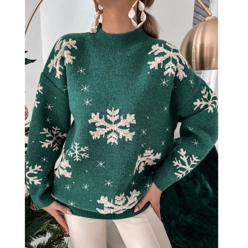 Pull-over de Noël – Pull de Noël chaud et doux pour les fêtes