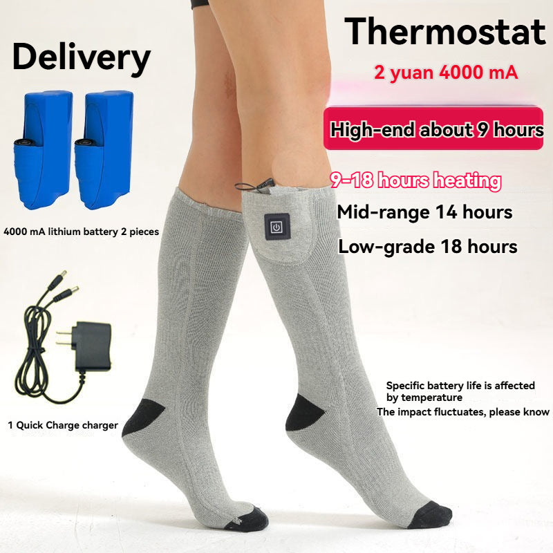 Chaussettes chauffantes thermorégulatrices