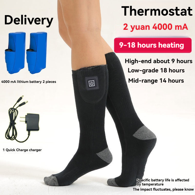 Chaussettes chauffantes thermorégulatrices