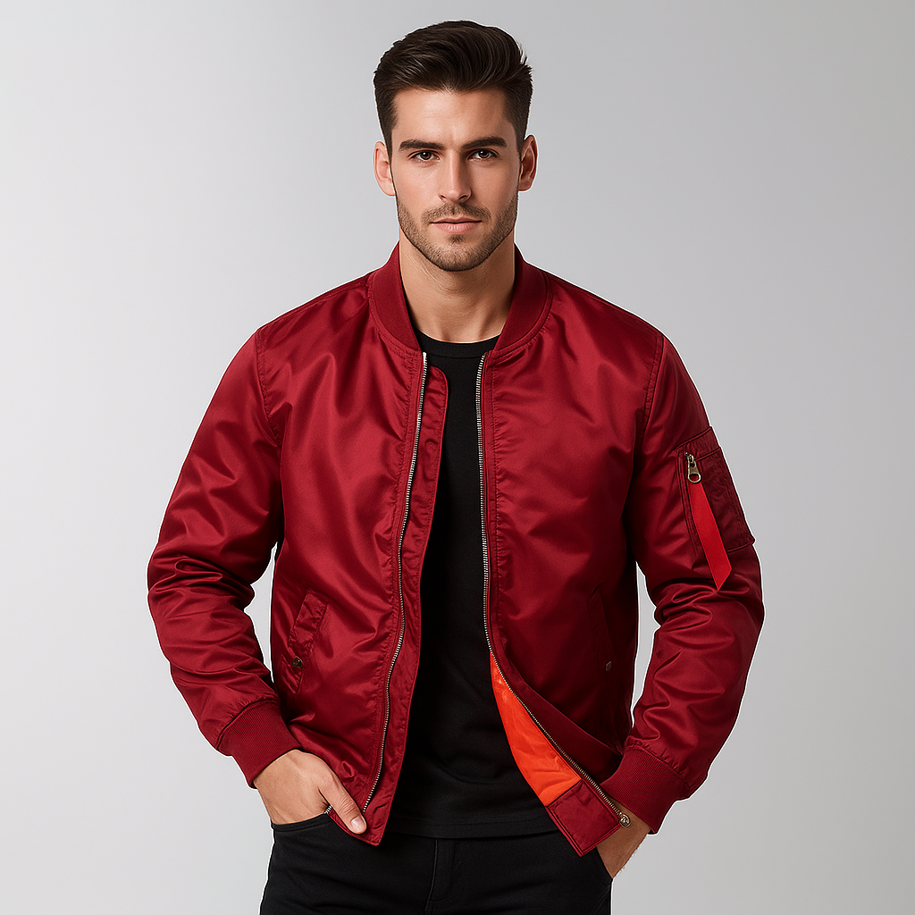 Berg-Feldt | Blouson aviateur zippé sur le devant - Louis
